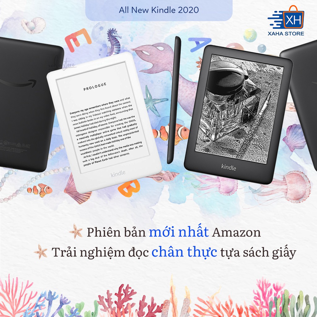 Máy đọc sách All-new Kindle 10th Generation - 2019 (4GB/8GB) NEW 100% | BigBuy360 - bigbuy360.vn