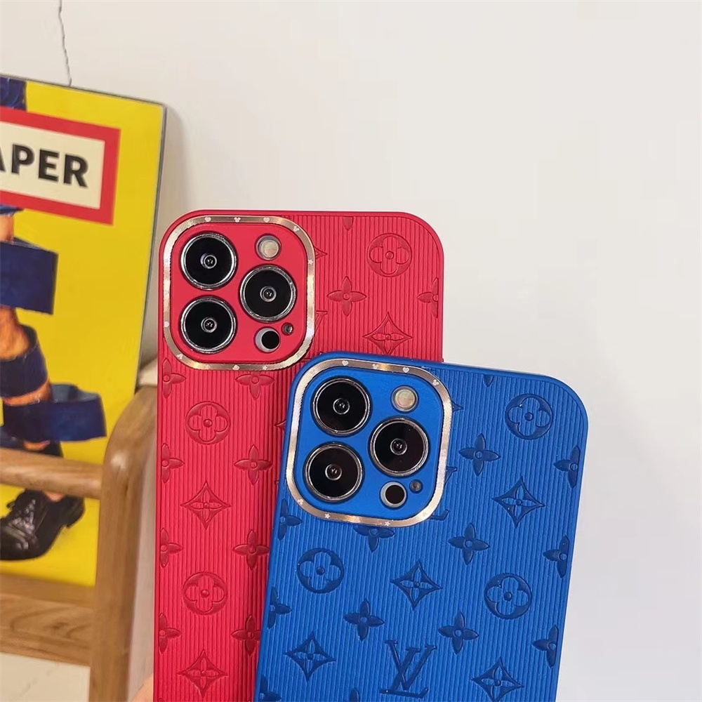 Ốp điện thoại khung kim loại in họa tiết cho IPhone 13 12 11 Pro Max XS Max XR X 8 7 Plus