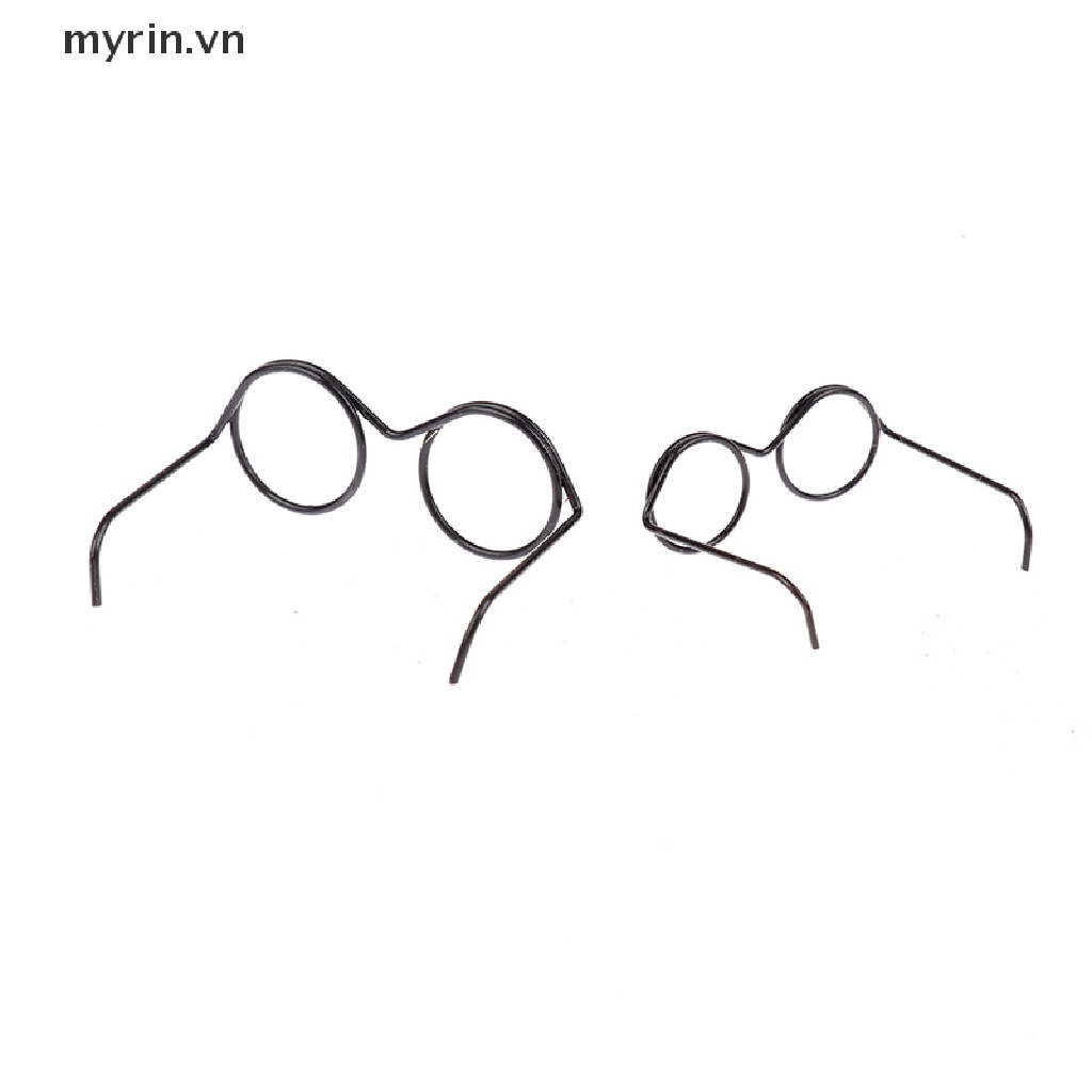 Set 10 Mắt Kính Không Gọng Tròn 30cm Cho Búp Bê