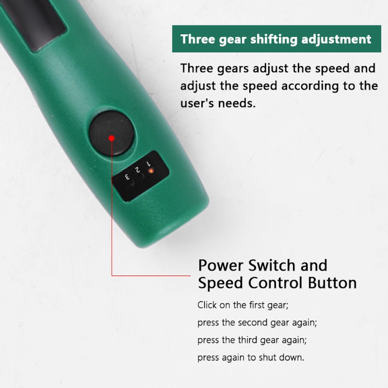 Bộ máy khoan điện 3 tốc độ mini tiện dụng