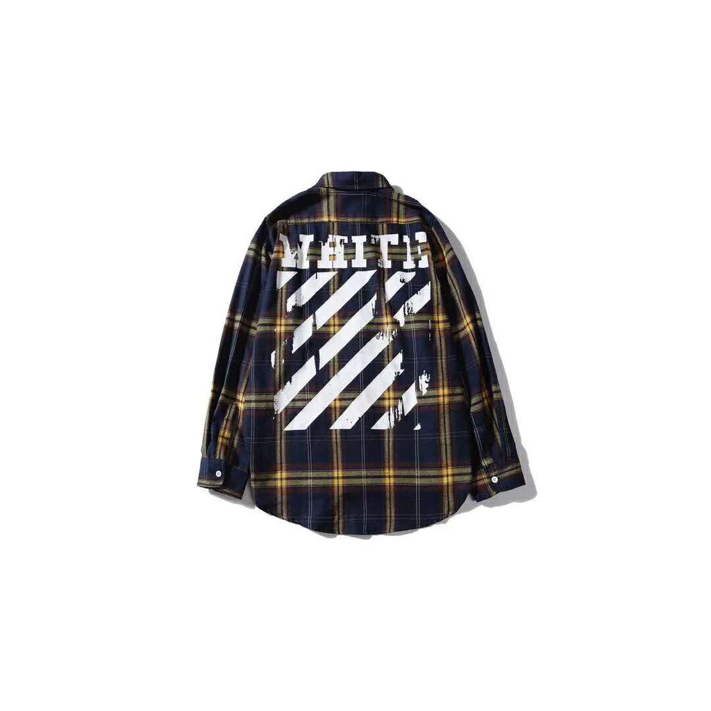 Flannel OFF WHITE (Sơ mi kẻ)