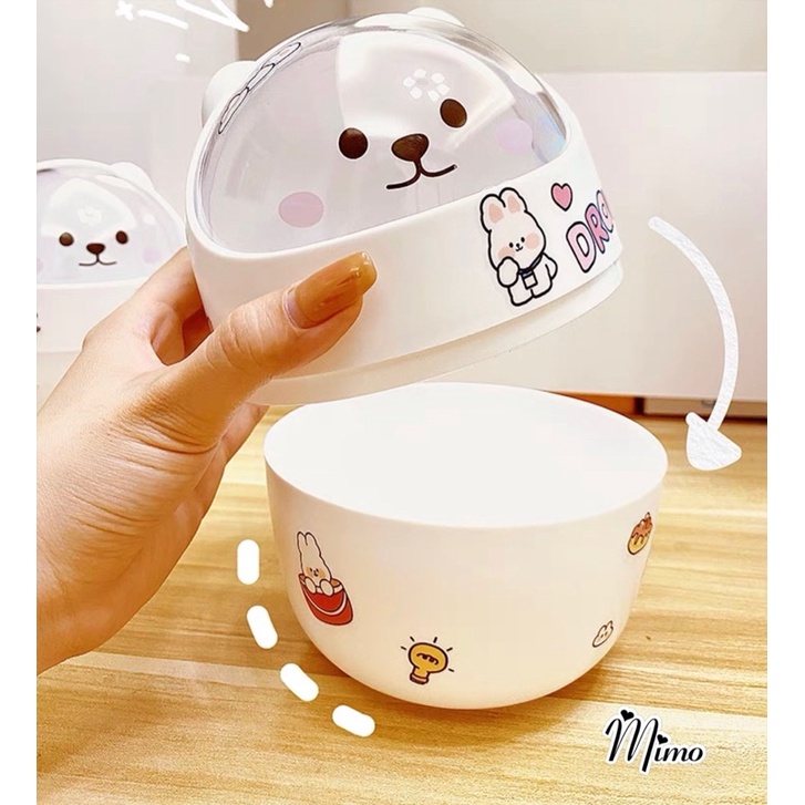 Thùng rác mini để bàn cute hình mèo nắp lật trang trí bàn làm việc, bàn trang điểm đựng mỹ phẩm, bút...