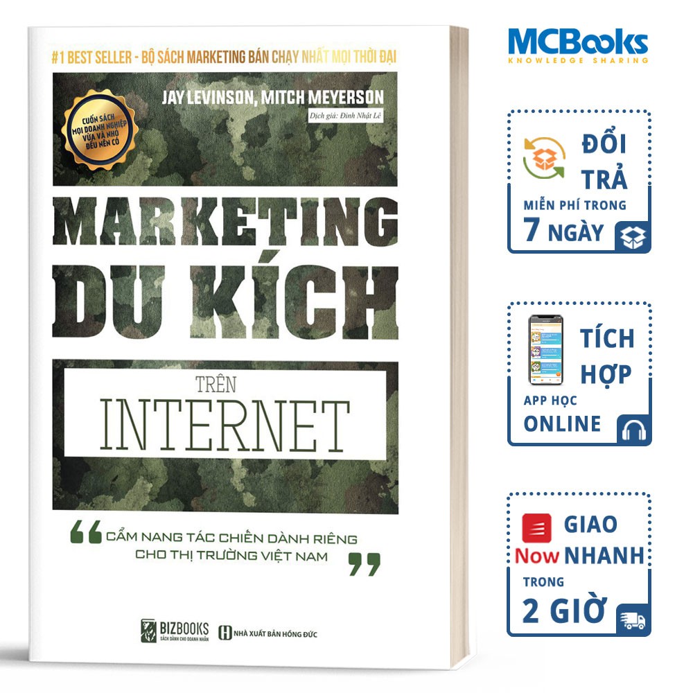 Sách - Marketing Du Kích Trên Internet – Cẩm Nang Tác Chiến Dành Riêng Cho Thị Trường Việt Nam - Tặng Kèm Audio