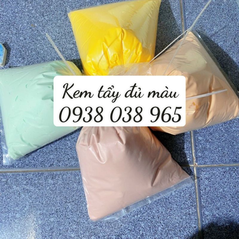 Lẻ túi 1kg kem tẩy trắng đủ màu sắc