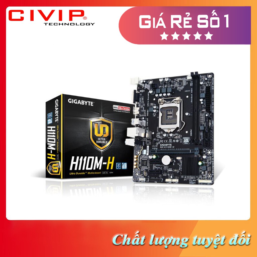 Mainboard Gigabyte GA-H110M-H - Hàng Chính Hãng