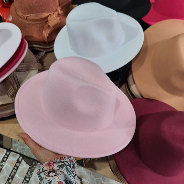 [HÌNH THẬT, CÓ VIDEO] Nón Fedora Nỉ Hàng Quảng Châu