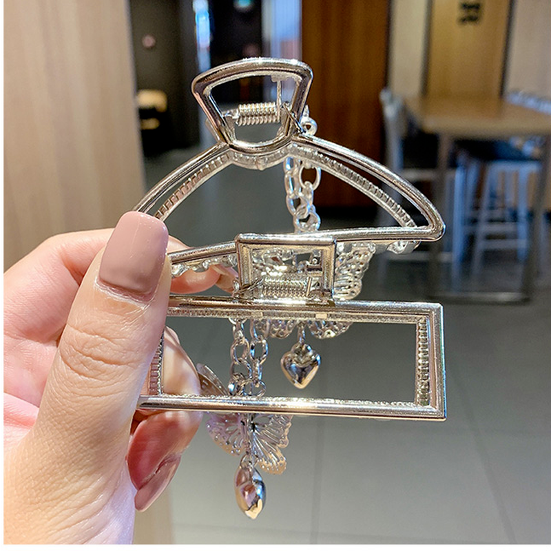 Kẹp tóc phối mặt bướm thời trang vintage sành điệu cho nữ