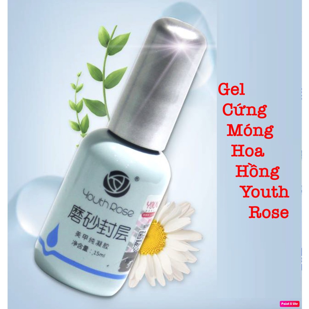 Bộ Ba Top + Base + Cứng Móng Hoa Hồng Youth Rose 15ml Chính Hãng