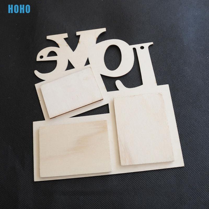 Khung Ảnh Bằng Gỗ Hình Chữ Love Xinh Xắn Dùng Trang Trí