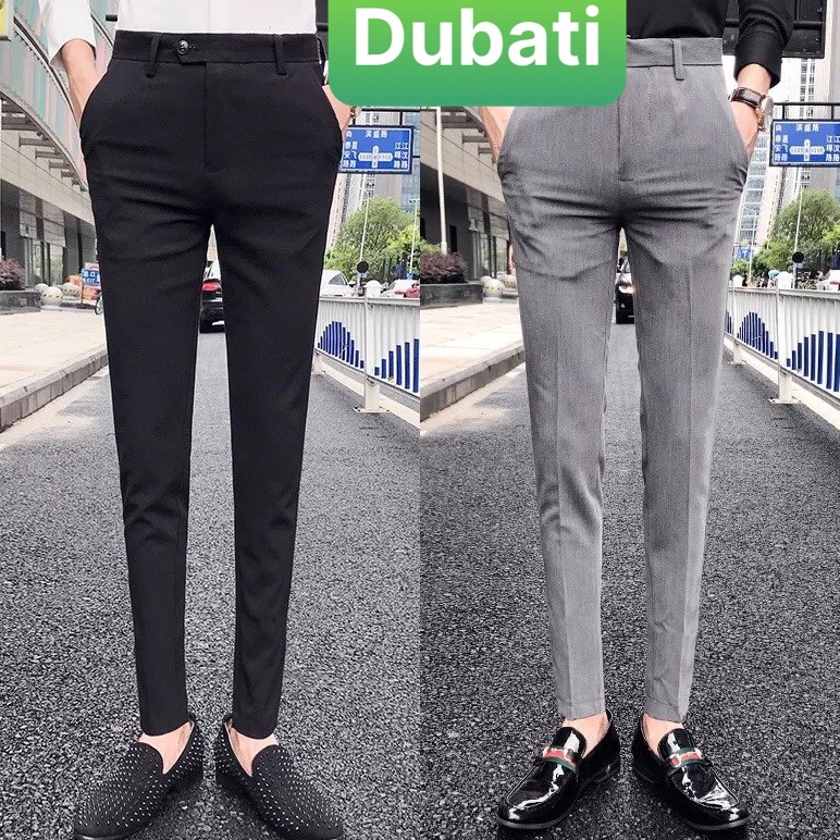 QUẦN TÂY NAM - QUẦN TÂY ÂU DÁNG ÔM CÔNG SƠ VẢI CO GIÃN NHẸ - DUBATI FASHION