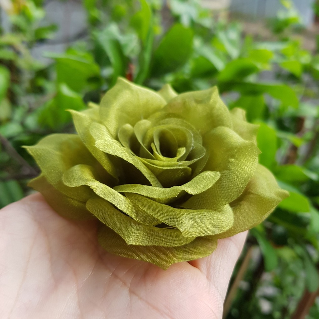 Tag hoa cài áo bông hồng thủ công đẹp