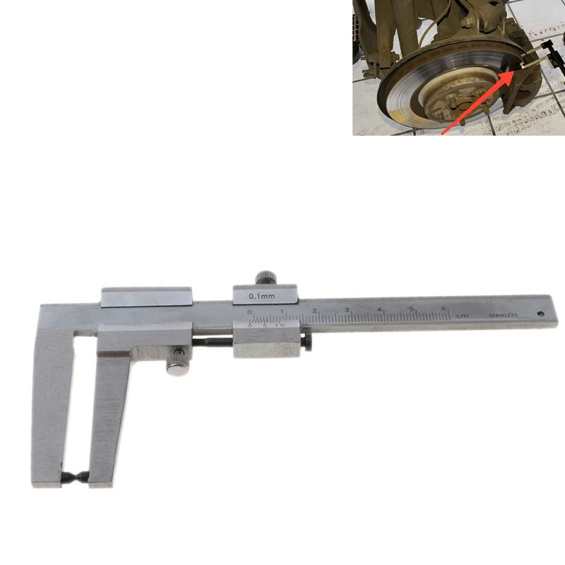 Thước Đo Đĩa Phanh Bằng Thép Không Gỉ 0-60mm