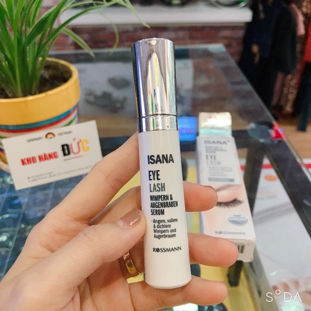 [Bill+video hàng Đức] Serum Isana eye lash dưỡng mi và làm dài mi