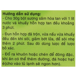 Bột Sương Sâm Pha Sẵn 30g 3k