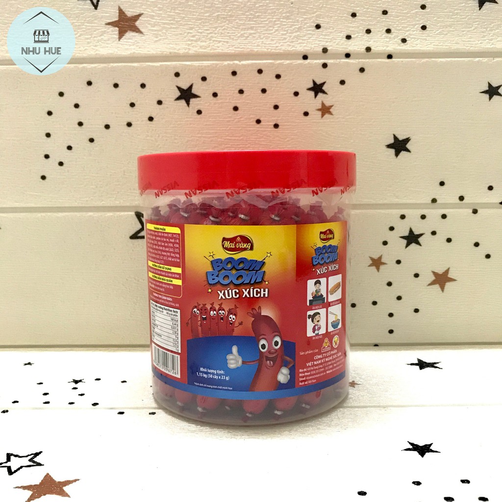 Xúc Xích dinh dưỡng Ponnie thịt heo