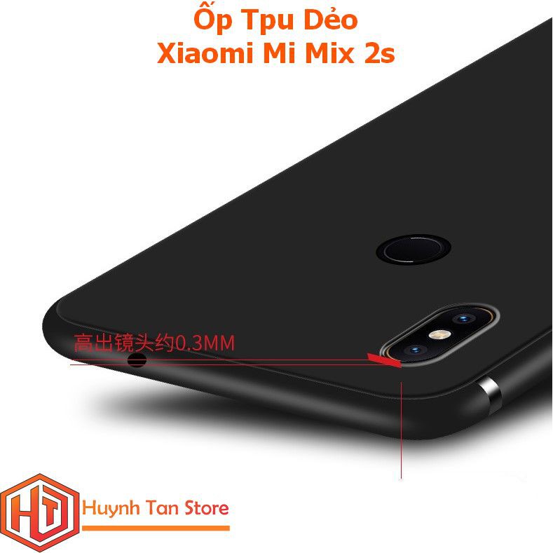 Ốp lưng Xiaomi Mi mix 2S _ ỐP dẻo tpu cực mỏng bảo vệ tốt camera kép