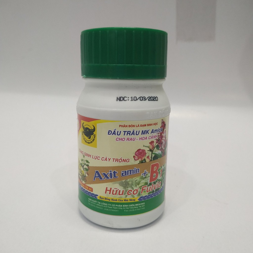 Phân Bón Lá Vitamin B1 (Phân Đầu Trâu Amica) 100 Ml