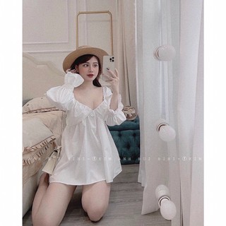 (Hàng SHE BY N.G.N) Áo babydoll dài tay