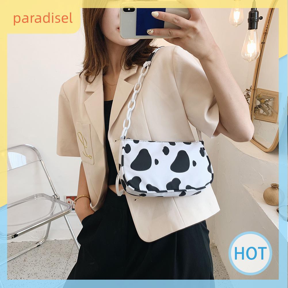Túi xách in họa tiết đốm da bò sữa xinh xắn cho nữ túi xách nữ đẹp | BigBuy360 - bigbuy360.vn