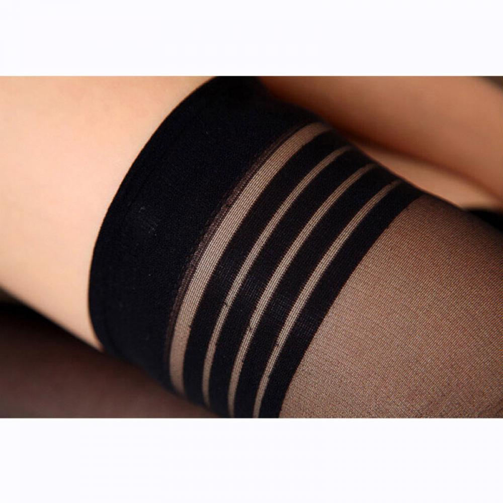 Vớ Đen Cao Qua Gối Kẻ Sọc Gợi Cảm Cho Nữ