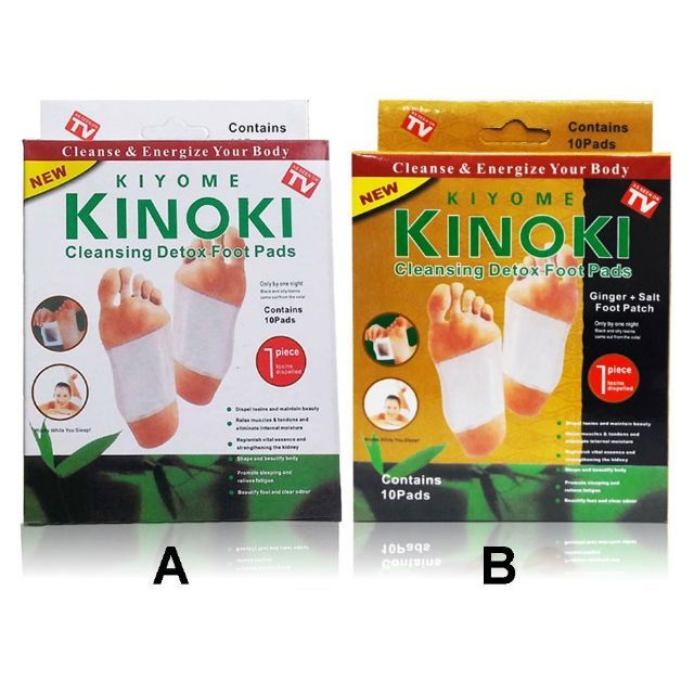 (Hàng Mới Về) Miếng Dán Bàn Chân Làm Sạch Sâu Kinoki | BigBuy360 - bigbuy360.vn
