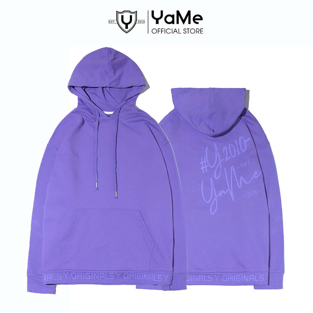 Áo Khoác Hoodie Nam Nữ Form Rộng Đơn Giản Thương Hiệu Y2010 Ver19 20661|YaMe|