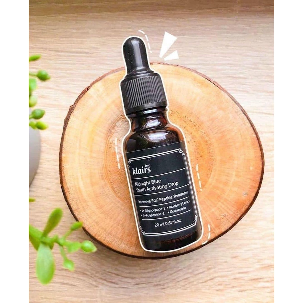 Tinh Chất Dear Klairs Phục Hồi Da Và Dưỡng Ẩm Midnight Blue Youth Activating Drop - Chai 20ml