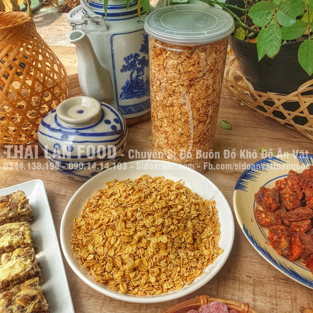 Yến Mạch Sấy Mật Ong Lon 500Gr (Yến Mạch Ăn Liền)