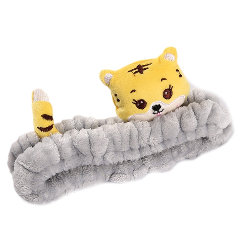 Băng Đô Nhung San Hô Mềm Mại Co Giãn Không Trượt Dùng Rửa Mặt Cho Nữ