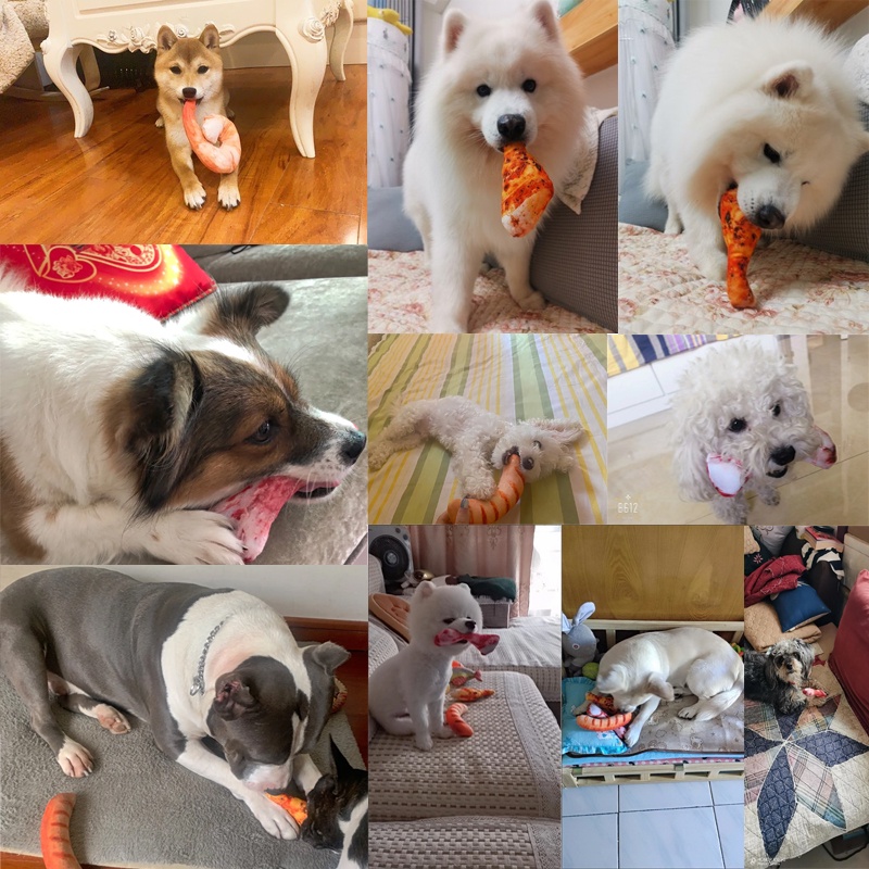 ★〓PetBest〓★Canvas Toy Dog Toys Bite Resistant Ball Rope Fruit Cartoons Animal Pet Toys Supplies Pet Accessories