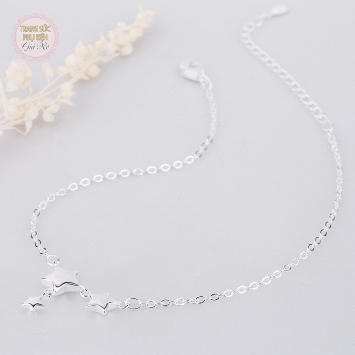 Lắc chân ngôi sao rơi bạc S925 - LC31