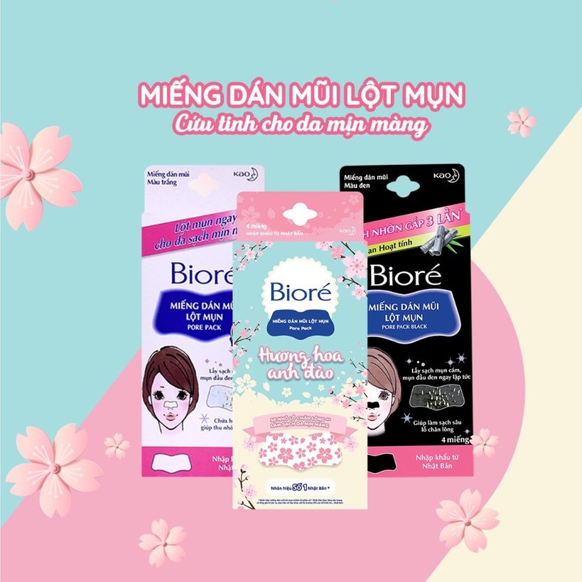 Miếng Dán Mũi Lột Mụn Bioré