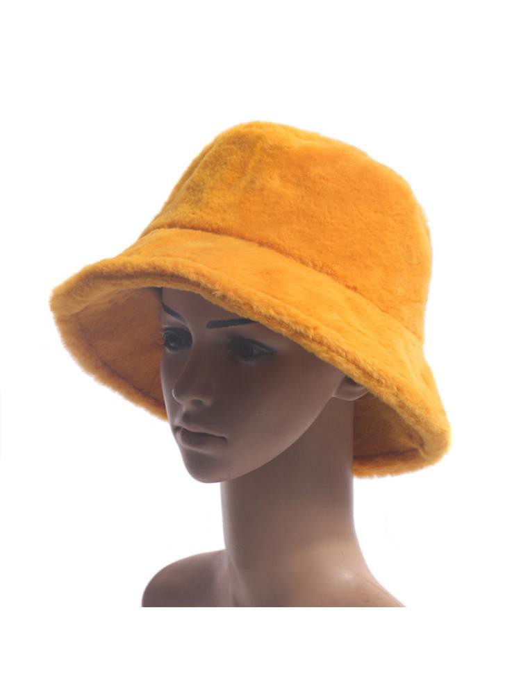 Nón vành tròn ấm áp theo phong cách mùa đông dành cho nữ