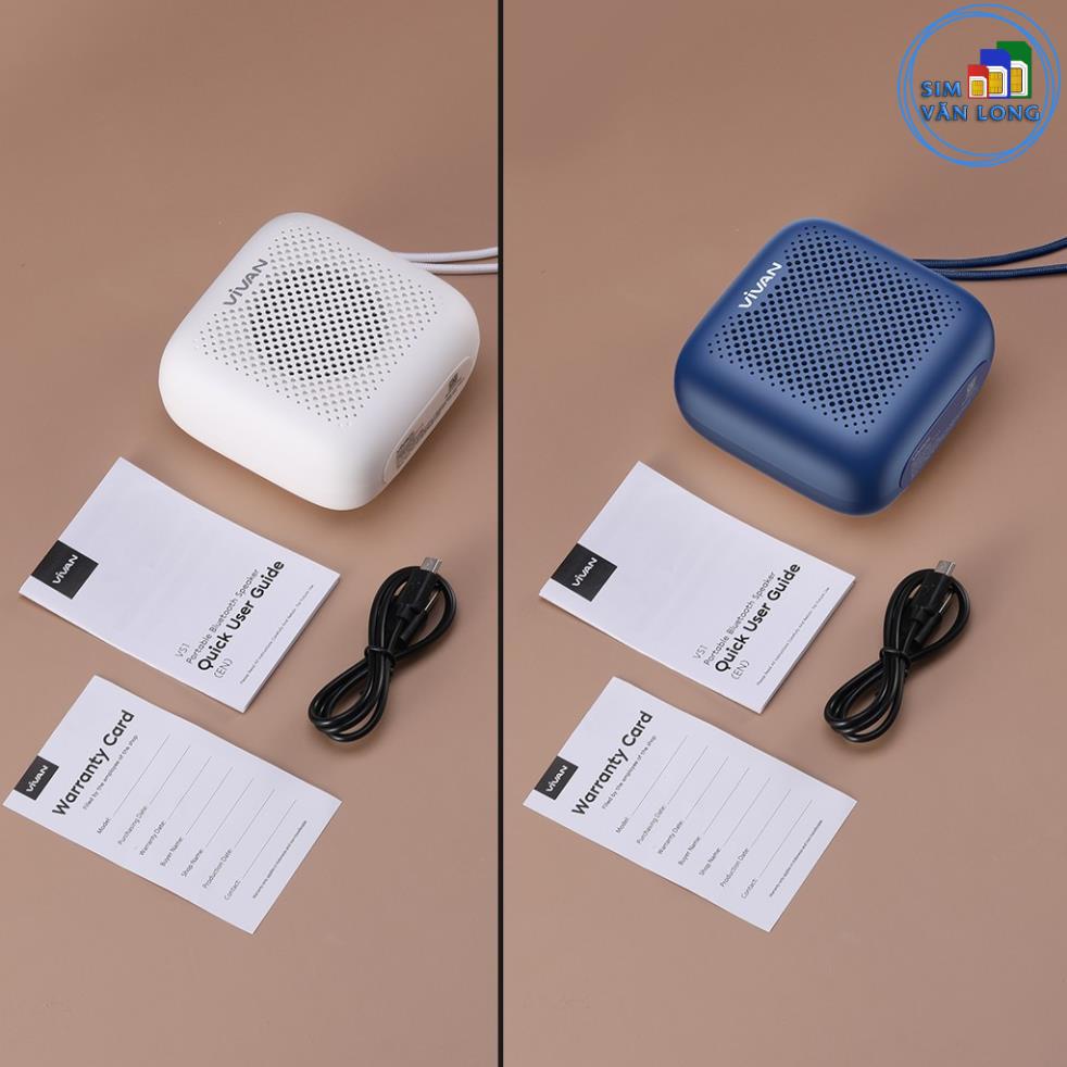 Loa TWS Bluetooth 5.0 VIVAN VS1 Chính Hãng Chất Âm Tốt Bass Mạnh Chống Nước IPX5 5W Thời Lượng Pin Dài _13