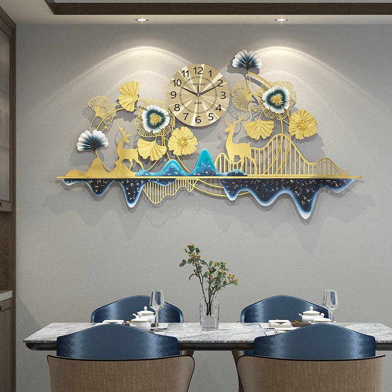 Đồ Nội Thất Đồng Hồ Treo Tường, Đồng Hồ Trang Trí Decor Vòng Mã 2938