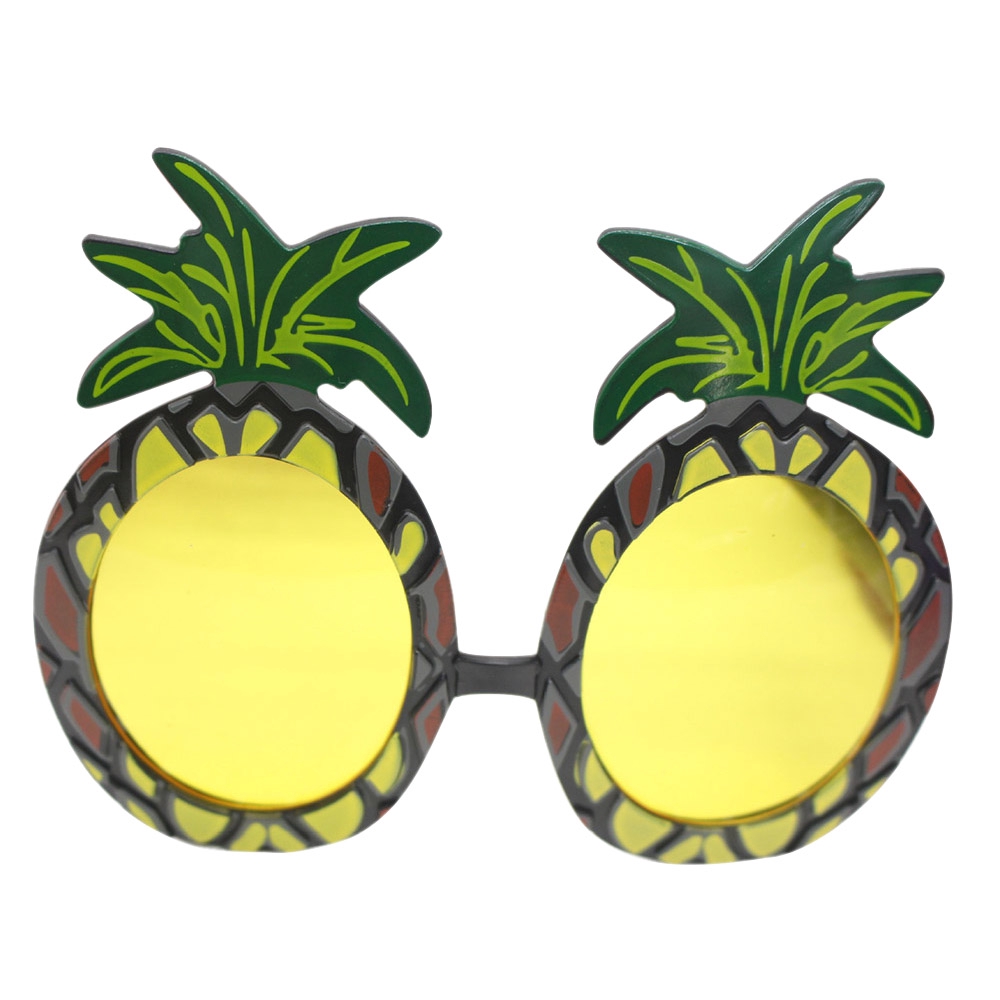 Hawaiian Beach Sunglasses Pineapple Goggles Hen Night Stag Party Fan [D3VN]