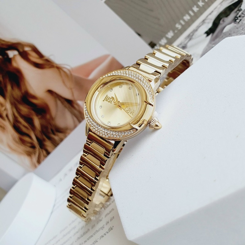 Đồng hồ nữ Just Cavall viền khảm full swarovski - mẫu 🆕 2021 .
