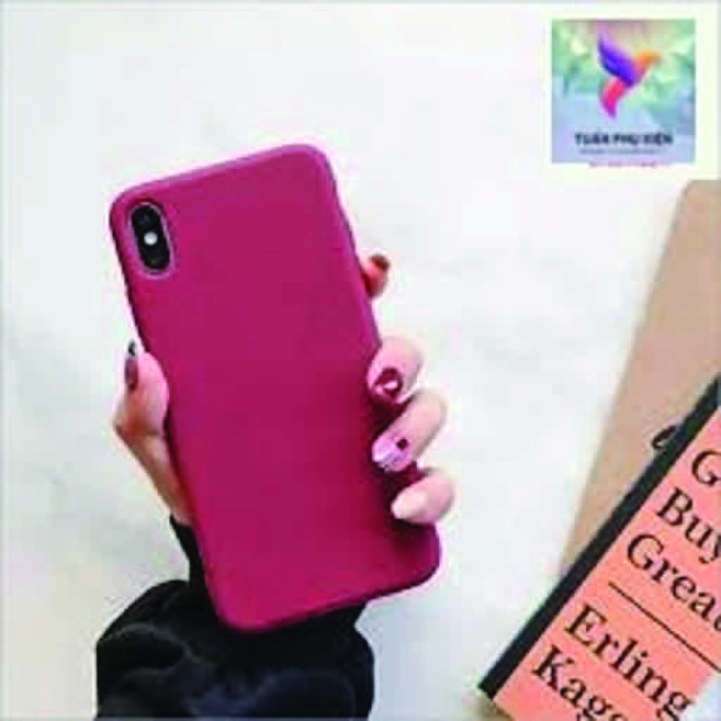 Ốp Lưng Iphone ⚡ Ốp Lưng Điện Thoại Iphone Trơn Dẻo 4 Màu ⚡ Full Size Từ Iphone 6 - 11 Promax - Tuấn Case 75