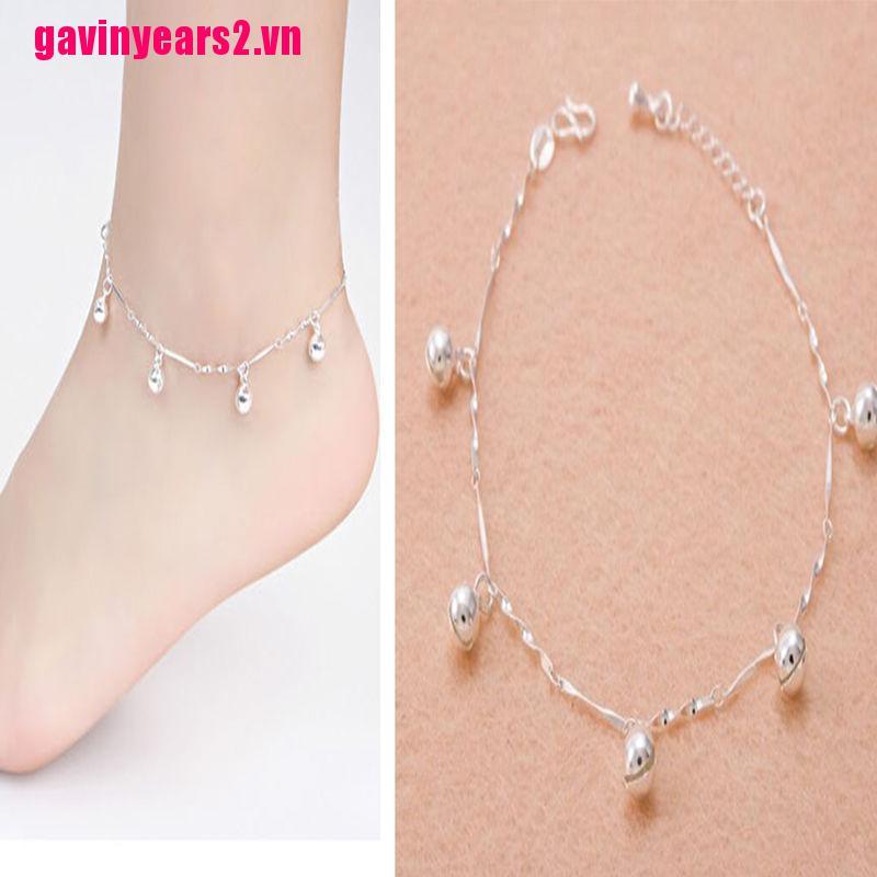 Lắc Chân Mạ Bạc 925 Thời Trang