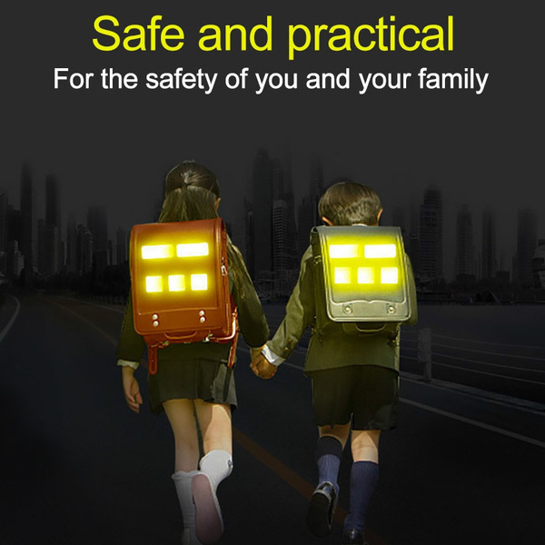 10pcs / Set Car Reflective Reflector Sticker Body Trunk Exterior Auto Accessories Reflective Tape Exterior Reflection Warning Reflective Car Sticker