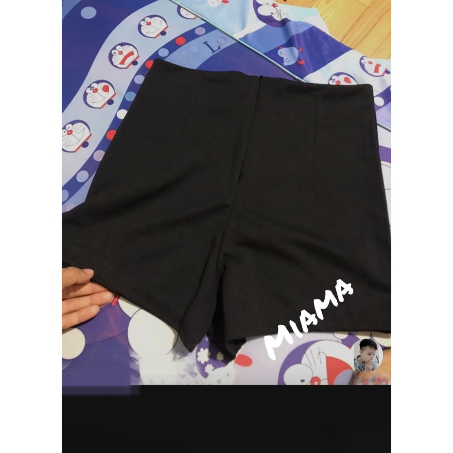 Quần Short Dance Ôm Nữ Cạp Cao Siêu Hách Dáng Dài Co Dãn Chất Vải Umi Quần Sooc Đùi ôm nữ ôm dáng cạp cao Sexy Thể Thao