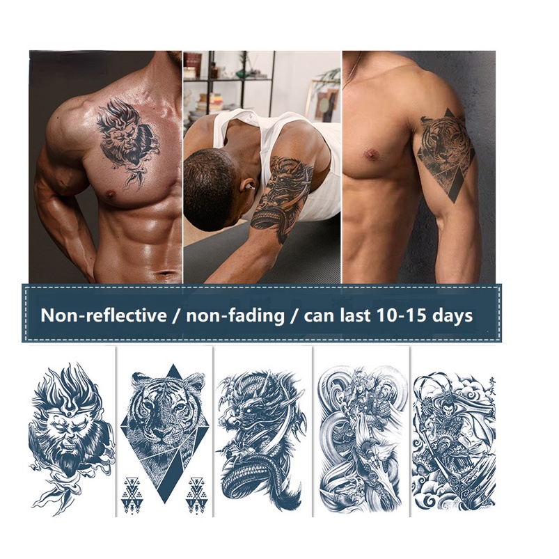 Miếng Dán Hình Xăm Bán Vĩnh Viễn Chống Nước Chống Mồ Hôi Lâu Trôi