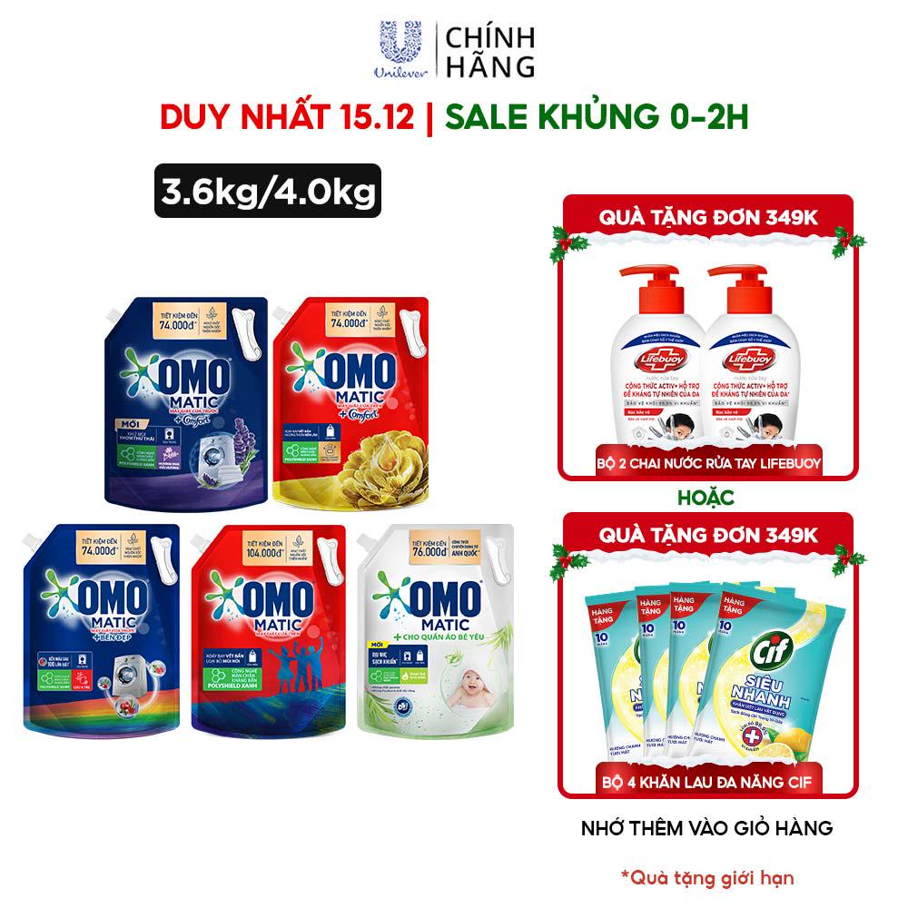 Túi nước giặt OMO Matic 3,6kg