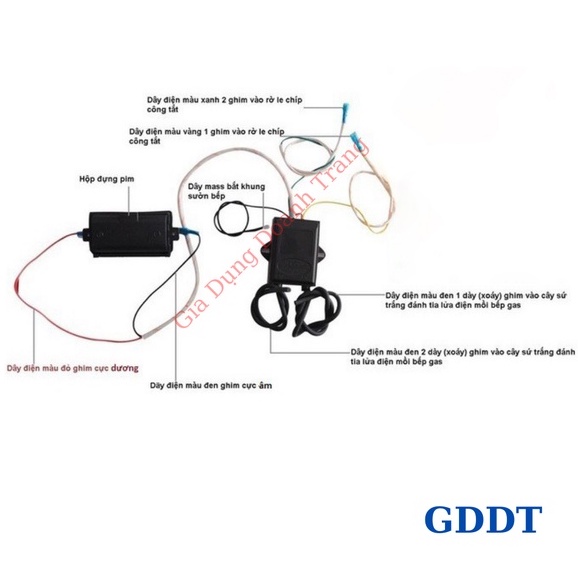 IC đánh lửa, IC đánh lửa bếp gas âm dương 2 lò loại tốt