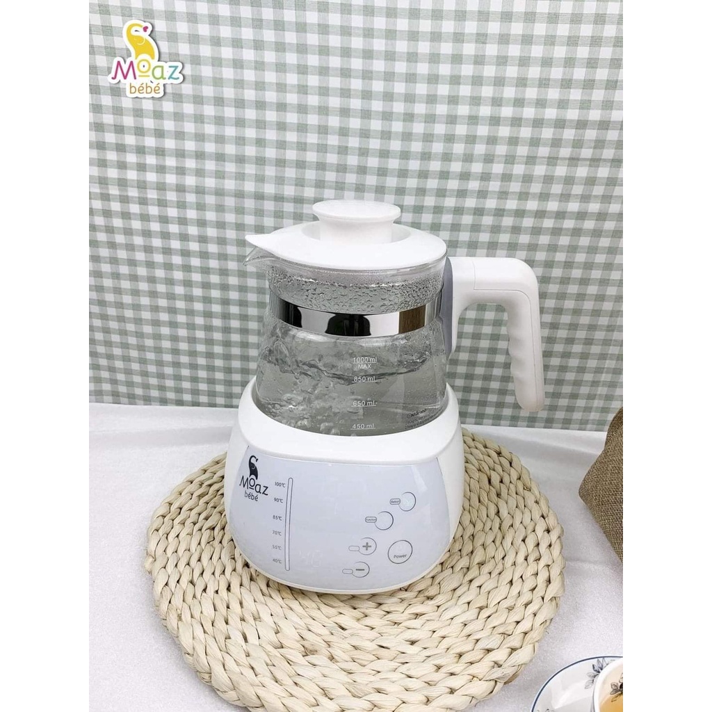 Bình đun nước pha sữa thông minh MOAZ BÉBÉ MB-002 - Bảo hành 1 năm (Hàng chính hãng)