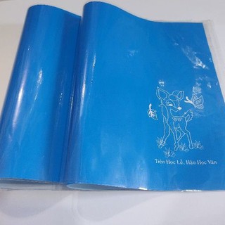 20 bìa bao tập xanh dương kèm bìa kính