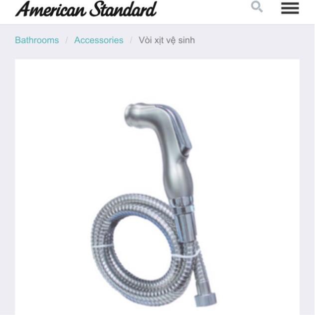 VÒI XỊT VỆ SINH AMERICAN STANDARD PQ2, CHÍNH HÃNG