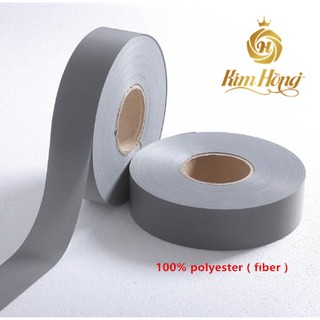 Dây Phản Quang Xám 5cm, 2.5cm (1 cuộn x 100m)