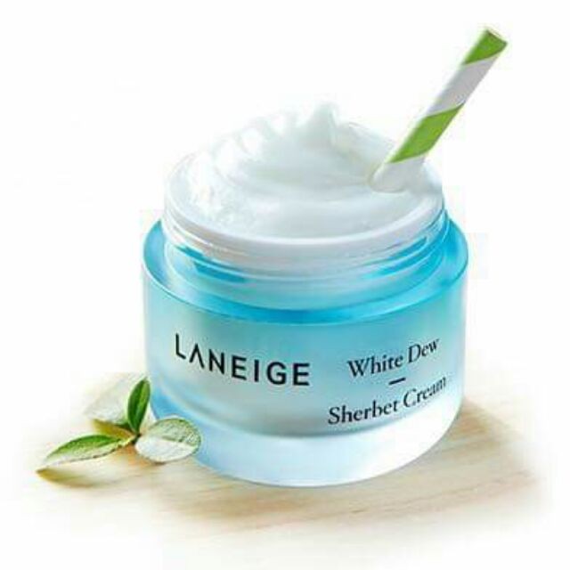 (Hàng Chính Hãng) Kem dưỡng trắng và dưỡng ẩm Laneige White Dew Sherbet Cream 50ml