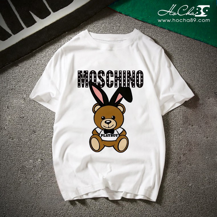 Áo Thun MOSCHINO 03 Hot | Ảnh Thật - Vải Dày Đẹp - May Dây Cổ Hàng Xuất Khẩu